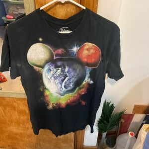 Disney Mickey Mouse Planetary Adventure T-Shirt - Black